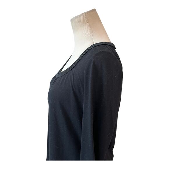 Talbots black long sleeves round neck top size SP - Picture 5 of 11